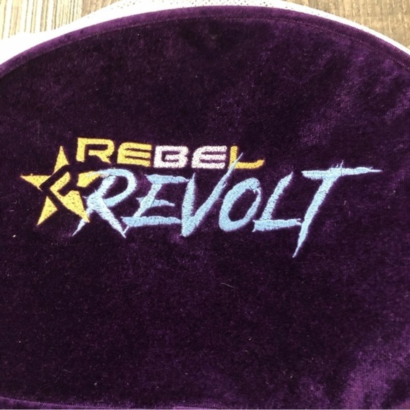 Rebel Revolt Velour Purple Belt Bag - Picture 2 of 6